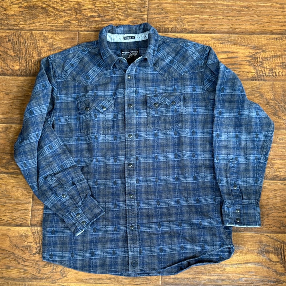 Moonshine Spirit Patterned Flannel Shirt